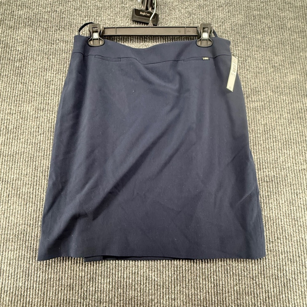 Tahari Pencil Skirt Womens 16 Navy Blue New Professional Career 33RRM160